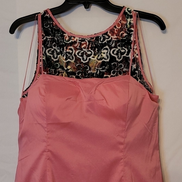 𝅺adrianna Papell lace overlay Sleeveless Dress - Picture 15 of 17